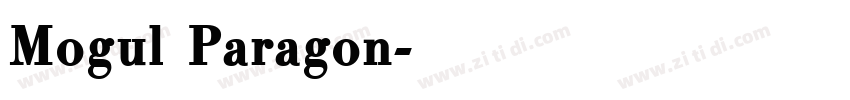 Mogul Paragon字体转换